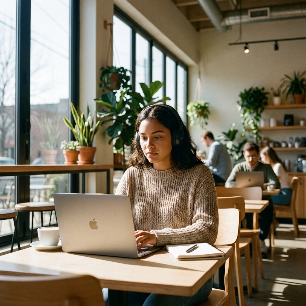 Student learning online